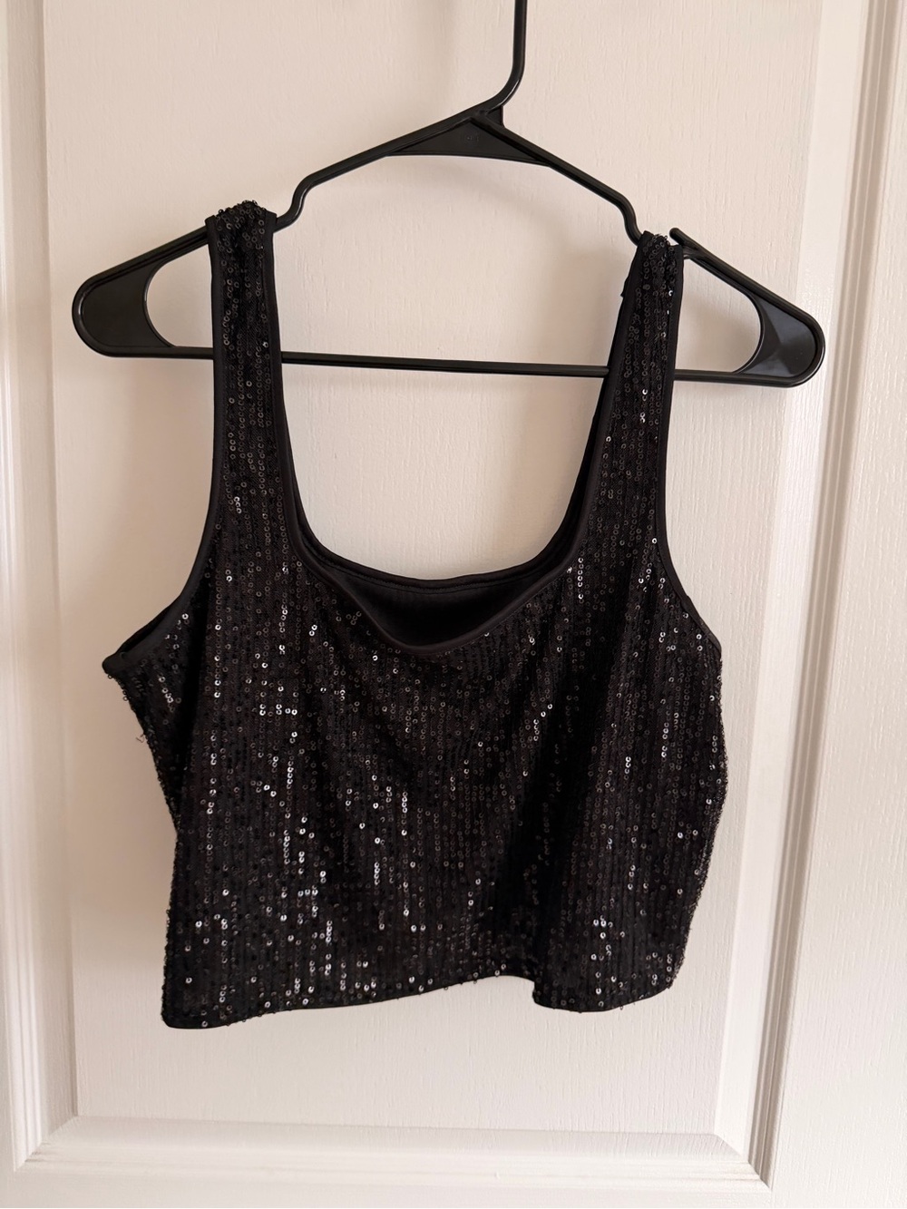 Sparkly crop top